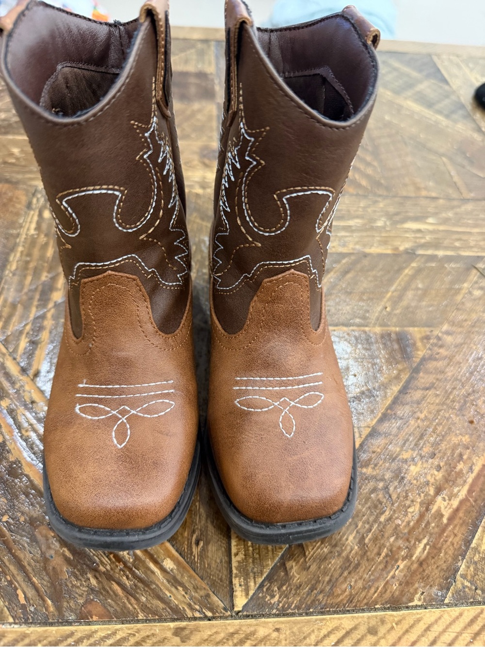 Kids Brown Cowboy Boots - Classic Western Style